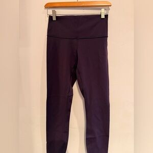 Lululemon Athletica Deep Purple Wonder Under 25” Leggings